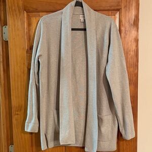 J. Crew Light Gray Knit Sweater